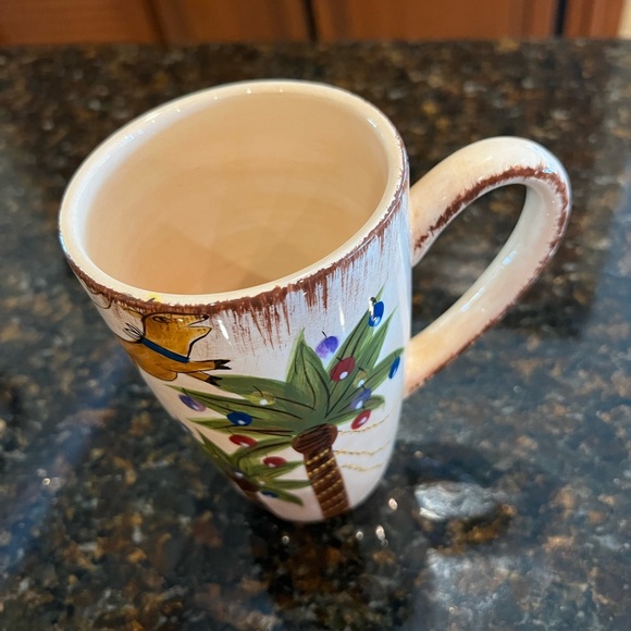 Tropical Palm Tree Tall Christmas Mug-Fiji Christmas - Picture 3 of 6